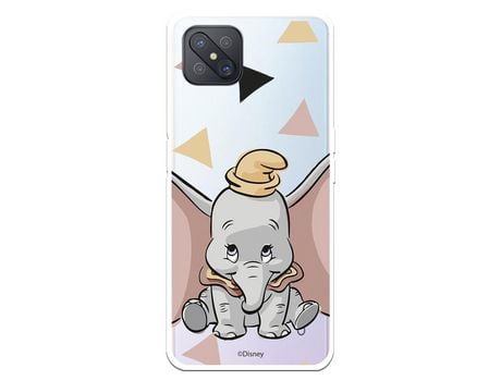 Funda para Oppo Reno 4Z Oficial de Disney Dumbo Silueta Transparente - Dumbo