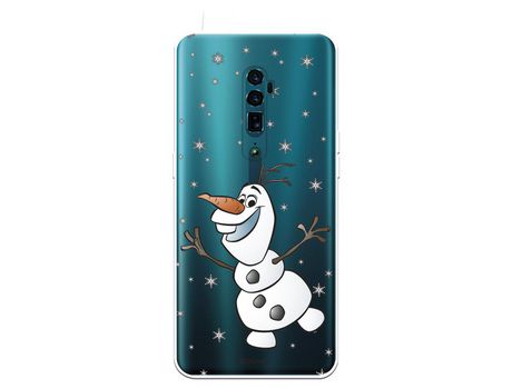 Funda para Oppo Reno 10x Zoom Oficial de Disney Olaf Transparente - Frozen