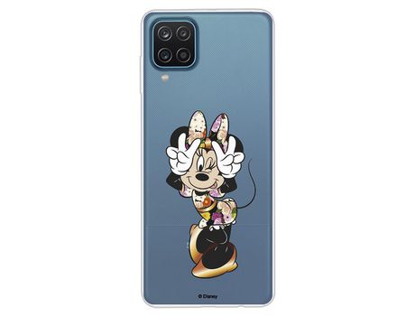 Funda para Samsung Galaxy A12 Oficial de Disney Minnie Posando - Clásicos Disney