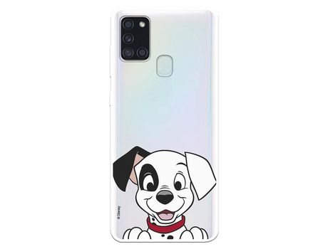 Funda para Samsung Galaxy A21S Oficial de Disney Cachorro Sonrisa - 101 Dalmatas