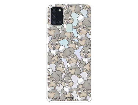 Funda para Samsung Galaxy A21S Oficial de Disney Tambor Patrones - Bambi