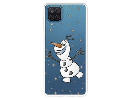 Funda para Samsung Galaxy A22 4G Oficial de Disney Olaf Transparente - Frozen