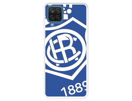 Funda para Samsung Galaxy A22 4G del Recre Escudo Fondo azul - Licencia Oficial Real Club Recreativo de Huelva