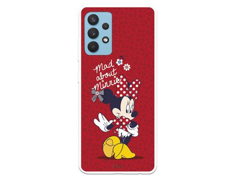 Funda para Samsung Galaxy A32 4G Oficial de Disney Minnie Mad About - Clásicos Disney