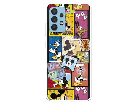 Funda para Samsung Galaxy A32 4G Oficial de Disney Mickey Comic - Clásicos Disney
