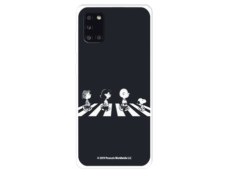 Funda para Samsung Galaxy A31 Oficial de Peanuts Personajes Beatles - Snoopy