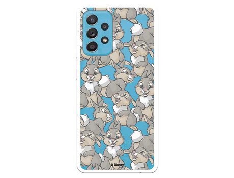 Funda para Samsung Galaxy A52 5G Oficial de Disney Tambor Patrones - Bambi
