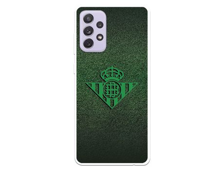 Funda para Samsung Galaxy A72 5G del Betis Escudo Verde Fondo trama - Licencia Oficial