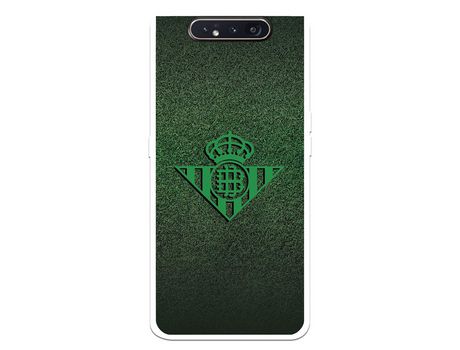 Funda para Samsung Galaxy A80 del Betis Escudo Verde Fondo trama - Licencia Oficial