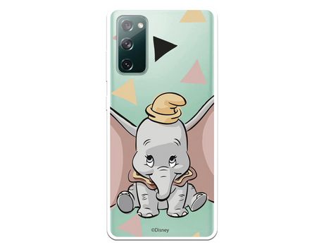 Funda para Samsung Galaxy S20 FE Oficial de Disney Dumbo Silueta Transparente - Dumbo