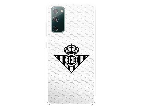Funda para Samsung Galaxy S20 FE del Betis Escudo Negro Fondo Red - Licencia Oficial