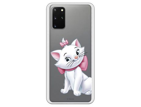 Funda para Samsung Galaxy S20 Plus Oficial de Disney Marie Silueta - Los Aristogatos