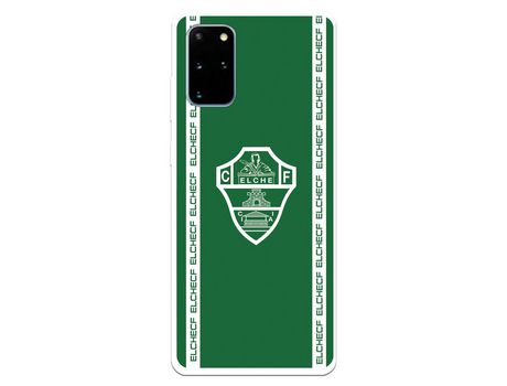 Funda para Samsung Galaxy S20 Plus del Elche CF Escudo Fondo Verde - Licencia Oficial Elche CF