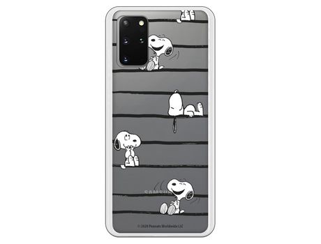 Funda para Samsung Galaxy S20 Plus Oficial de Peanuts Snoopy rayas - Snoopy