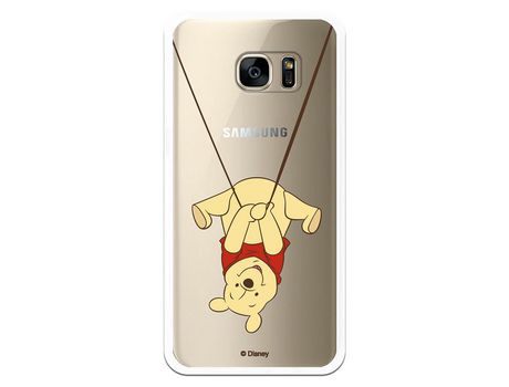Funda para Samsung Galaxy S7 Edge Oficial de Disney Winnie Columpio - Winnie The Pooh