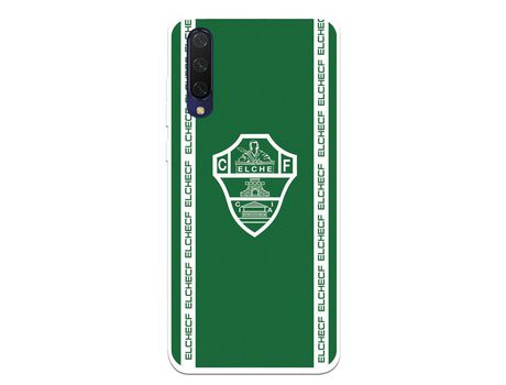 Funda para Xiaomi Mi 9 lite del Elche CF Escudo Fondo Verde - Licencia Oficial Elche CF