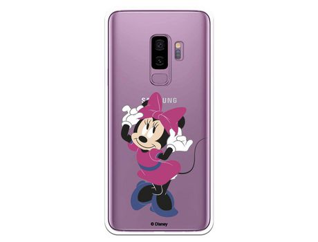 Funda para Samsung Galaxy S9 Plus Oficial de Disney Minnie Rosa - Clásicos Disney
