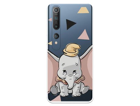 Funda para Xiaomi Mi 10 Oficial de Disney Dumbo Silueta Transparente - Dumbo