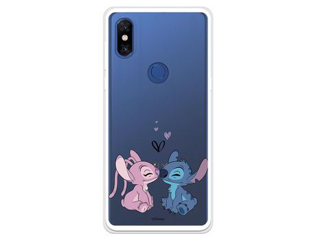 Funda para Xiaomi Mi Mix 3 Oficial de Disney Angel & Stitch Beso - Lilo & Stitch