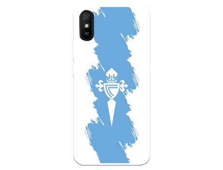Funda para Xiaomi Redmi 9AT del Celta Escudo Trazo azul - Licencia Oficial RC Celta