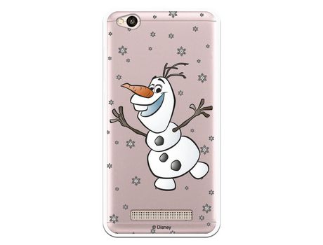 Funda para Xiaomi Redmi 4A Oficial de Disney Olaf Transparente - Frozen