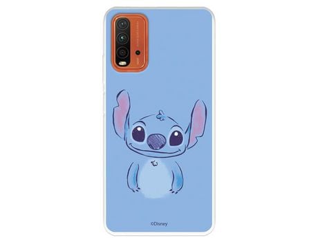 Funda para Xiaomi Redmi 9T Oficial de Disney Stitch azul - Lilo & Stitch