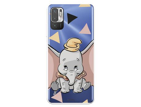 Funda para Xiaomi Redmi Note 10 5G Oficial de Disney Dumbo Silueta Transparente - Dumbo