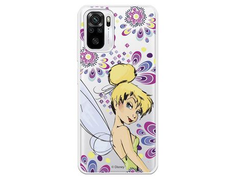 Funda para Xiaomi Redmi Note 10 Oficial de Disney Campanilla Flores - Peter Pan