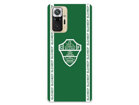 Funda para Xiaomi Redmi Note 10 Pro del Elche CF Escudo Fondo Verde - Licencia Oficial Elche CF
