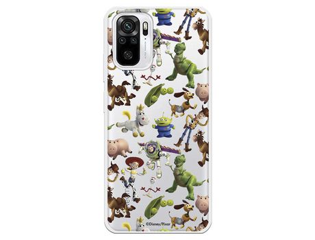 Funda para Xiaomi Redmi Note 10 Oficial de Disney Muñecos Toy Story Siluetas - Toy Story