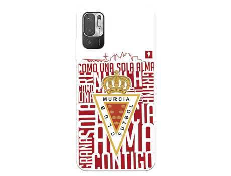 Funda para Xiaomi Redmi Note 10 5G del Real Murcia Escudo Fondo Blanco - Licencia Oficial Real Murcia