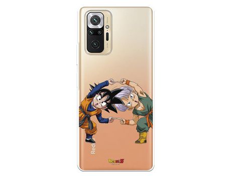 Funda para Xiaomi Redmi Note 10 Pro Oficial de Dragon Ball Goten y Trunks Fusión