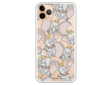 Funda para iPhone 11 Pro Max Oficial de Disney Dumbo Siluetas Transparente - Dumbo
