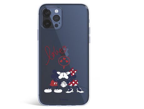 Funda para iPhone 12 Pro Max Oficial de Disney Mickey y Minnie Love - Clásicos Disney