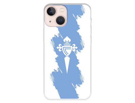 Funda para iPhone 13 Mini del Celta Escudo Trazo azul - Licencia Oficial RC Celta