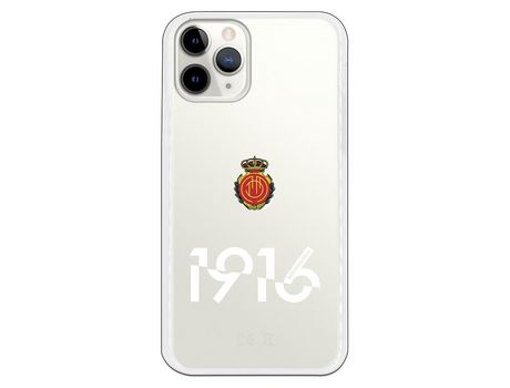 Funda para iPhone 11 Pro del Mallorca RCD Mallorca 1916 Transparente - Licencia Oficial RCD Mallorca