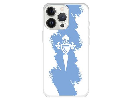 Funda para iPhone 13 Pro del Celta Escudo Trazo azul - Licencia Oficial RC Celta