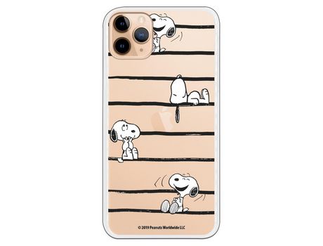 Funda para iPhone 11 Pro Max Oficial de Peanuts Snoopy rayas - Snoopy