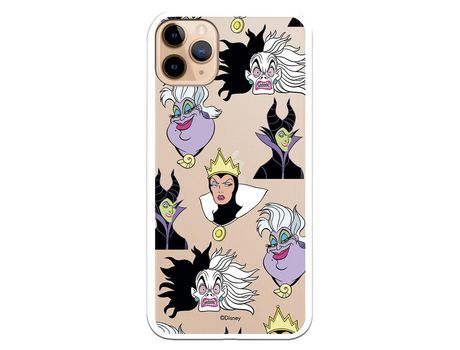 Funda para iPhone 11 Pro Max Oficial de Disney Villanas Patrón