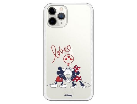 Funda para iPhone 11 Pro Oficial de Disney Mickey y Minnie Love - Clásicos Disney