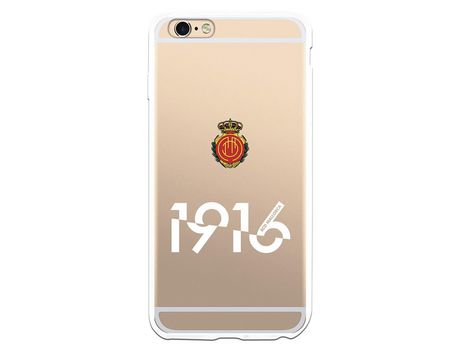 Funda para iPhone 6 Plus del Mallorca RCD Mallorca 1916 Transparente - Licencia Oficial RCD Mallorca