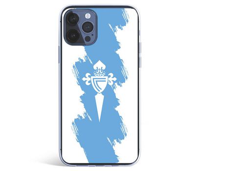 Funda para iPhone 12 Pro Max del Celta Escudo Trazo azul - Licencia Oficial RC Celta
