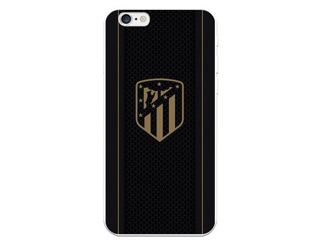 Funda para iPhone 6S del Atleti Escudo Dorado Fondo Negro - Licencia Oficial