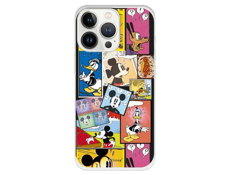 Funda para iPhone 13 Pro Oficial de Disney Mickey Comic - Clásicos Disney