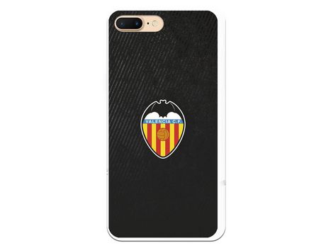 Funda para iPhone 7 Plus del Valencia Franjas Negras - Licencia Oficial Valencia CF