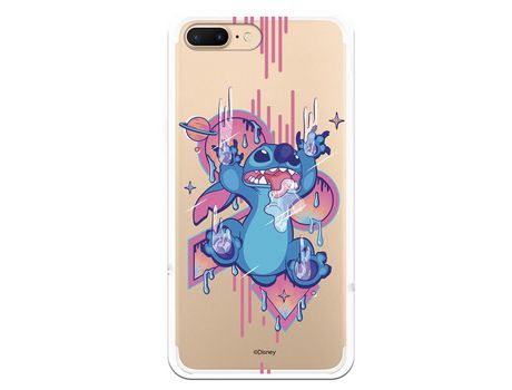 Funda para iPhone 7 Plus Oficial de Disney Stitch Graffiti - Lilo & Stitch