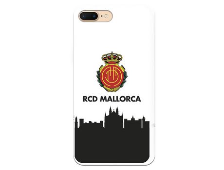 Funda para iPhone 7 Plus del Mallorca RCD Mallorca Skyline - Licencia Oficial RCD Mallorca