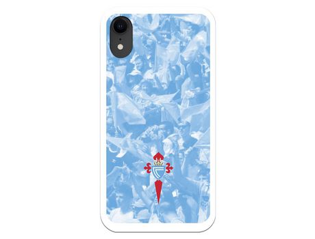 Funda para iPhone XR del Celta Escudo Fondo Hinchada - Licencia Oficial RC Celta