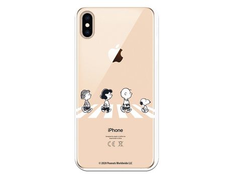 Funda para iPhone XS Max Oficial de Peanuts Personajes Peatones - Snoopy