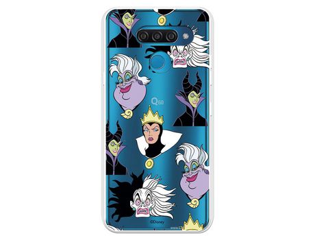 Funda para LG Q60 Oficial de Disney Villanas Padrón